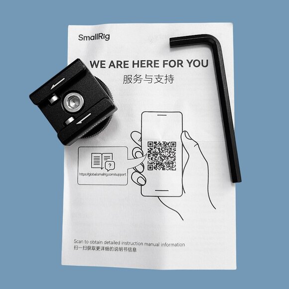 SmallRig 4822 ~ Wireless Mic Support with Cold Shoe Mount ~ BRAND NEW - Picture 6 of 12